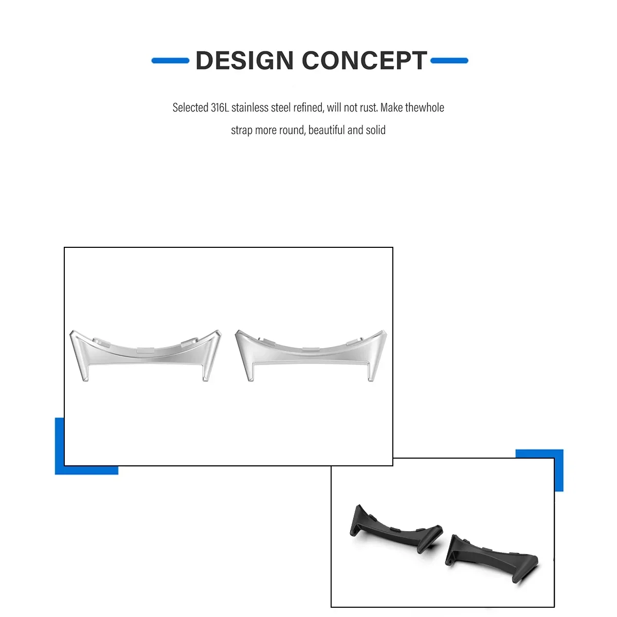 2pcs Watch Strap Connector Ada - Smartwatch Watch Accessories recension och pris