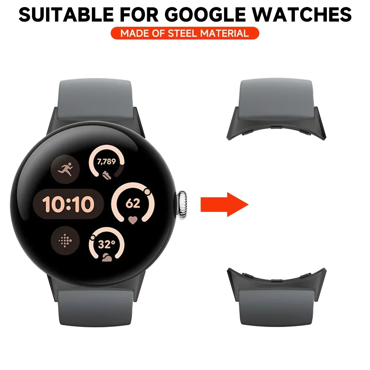 2pcs Watch Strap Connector Ada - Smartwatch Watch Accessories recension och pris