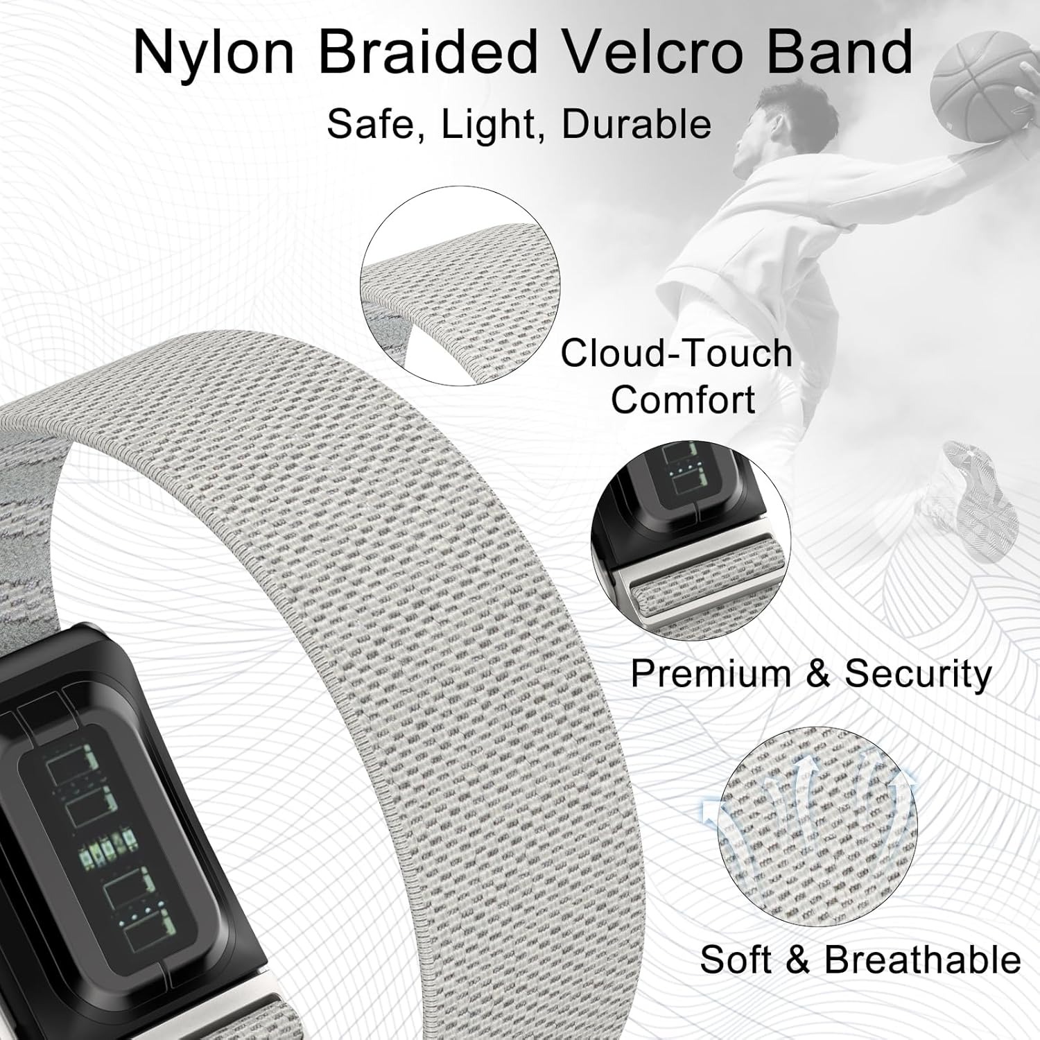 Elastic Nylon Arm Bicep Band F - Milanaise Mesh Band recension och pris