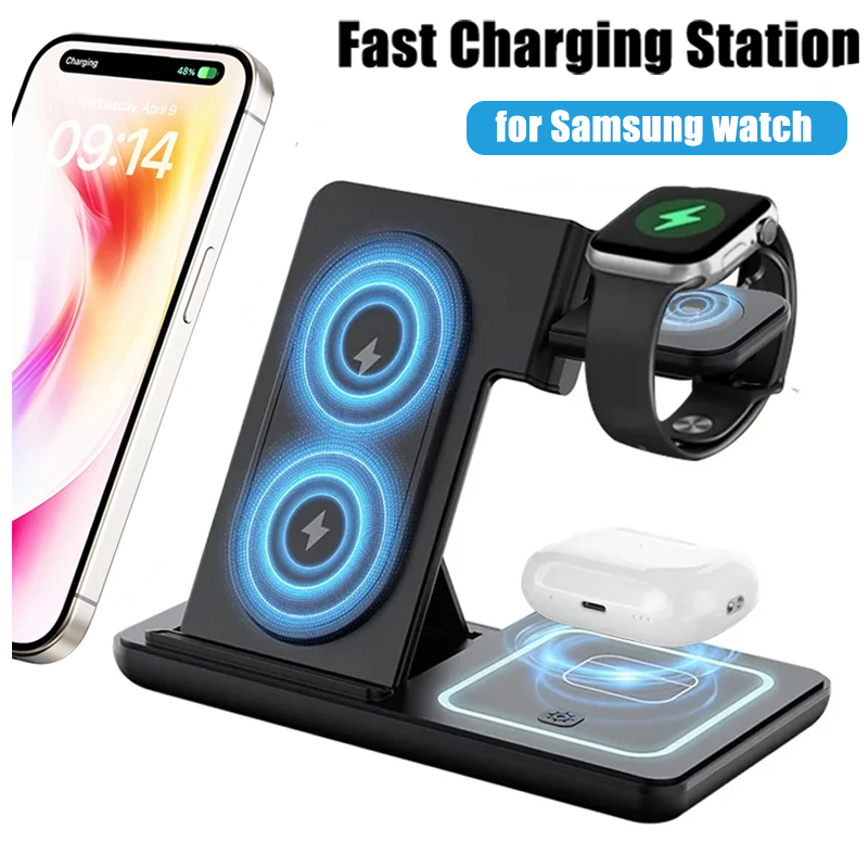 3 in 1 Foldable Wireless Charg - Wireless Charger Watch recension och pris