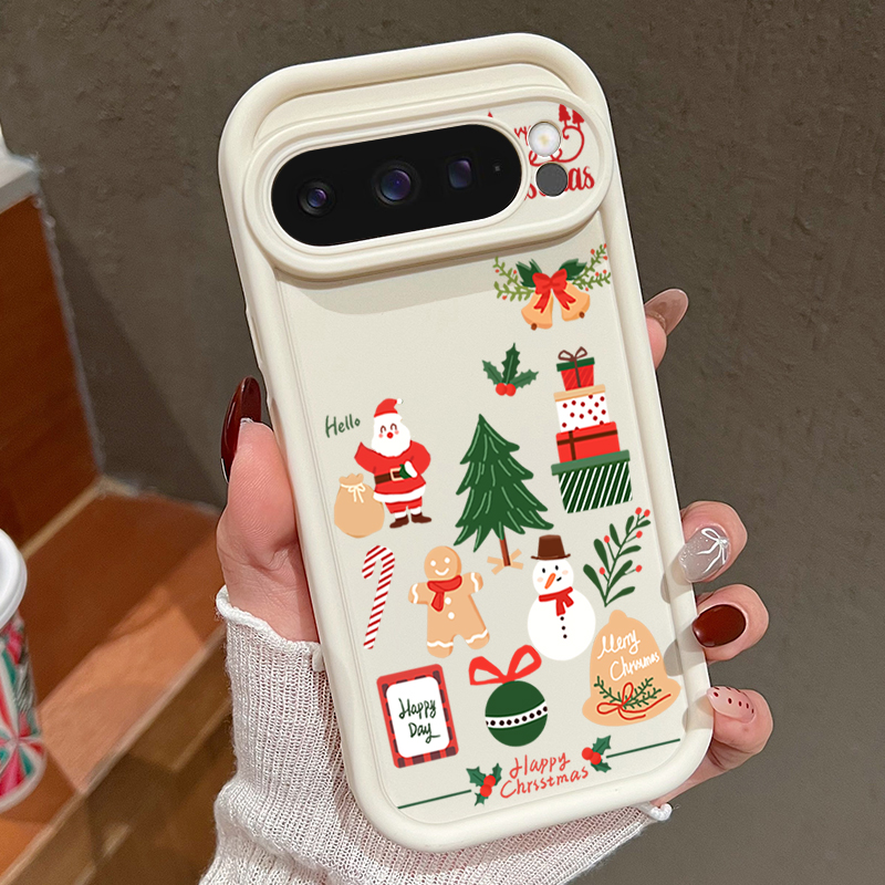 Happy Christmas Pattern Soft T - Google Pixel 9 recension och pris