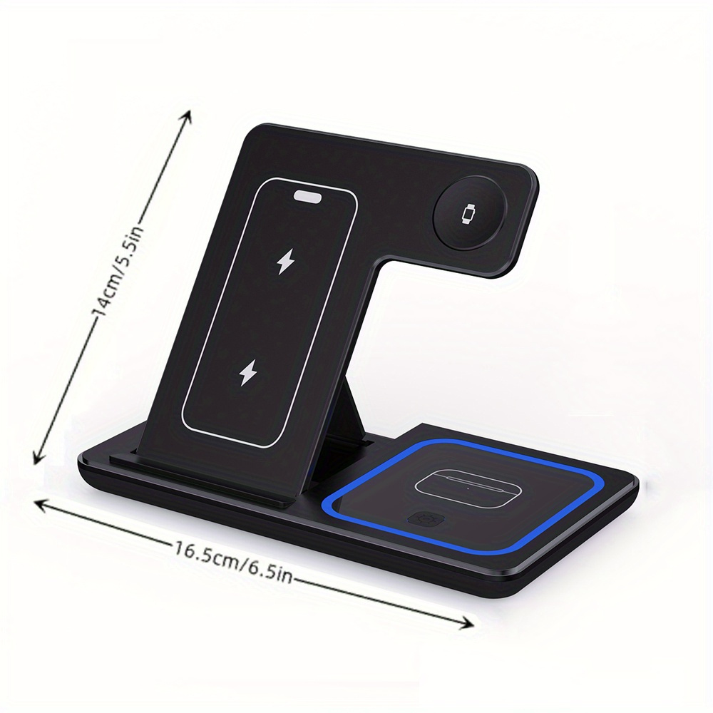 3-In-1 Foldable Wireless Charg - Wireless Charger Watch recension och pris